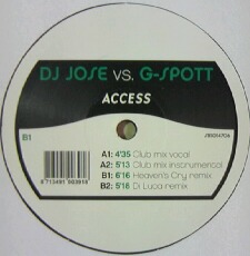 画像1: $ DJ JOSE VS. G-SPOTT / ACCESS (SR 1014706) YYY214-2328-5-15