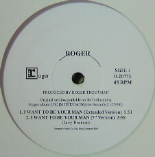 画像1: ROGER / I WANT TO BE YOUR MAN (Extended Version) YYY133-1991-10-10
