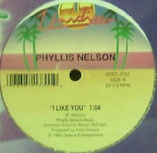 画像1: $ PHYLLIS NELSON / I LIKE YOU (SPEC-1731) Phyllis Nelson / I Like You / Don't Stop The Train Y3+? 在庫未確認