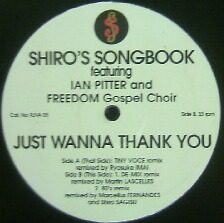 画像1: SHIRO'S SONGBOOK / JUST WANNA THANK YOU  原修正