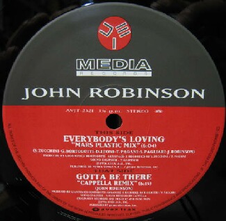 画像1: $ John Robinson / Everybody's Loving (Mars Plastic Mix) * Gotta Be There (Cappella Remix) 限定盤 (AVJT-232)1Y99