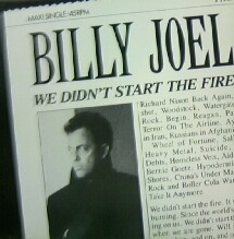 画像1: $ BILLY JOEL / WE DIDN'T START THE FIRE (655300 6) 素顔のままで YYY253-2911-8-9 後程済