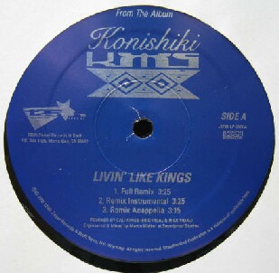 画像1: $ Konishiki / LIVIN' LIKE KINGS (OSR-LP-2000) Y-10-5F+  原修正