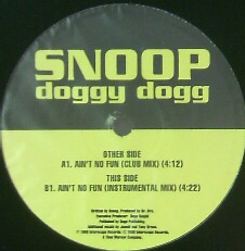画像1: SNOOP DOGGY DOGG / AIN'T NO FUN