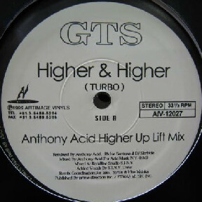 画像1: GTS / Higher & Higher (Anthony Acid Higher Up Lift Mix)  原修正