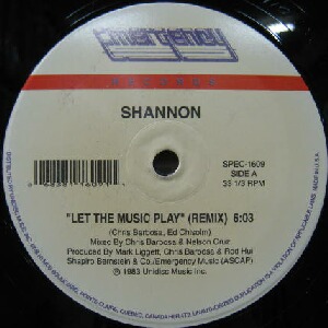 画像1: $$ SHANNON / LET THE MUSIC PLAY (SPEC-1609)