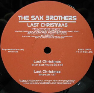 画像1: $$ The Sax Brothers / Last Christmas   (AE 53949 / 53950) Y15 後程済　データ注意