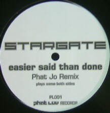 画像1: %% StarGate / Easier Said Than Done (Phat Jo Remix) WHITE盤 (PL001) Y10?