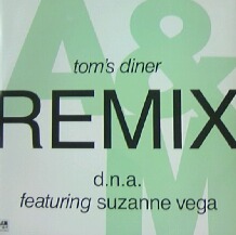 画像1: %% D.N.A. featuring suzanne vega / TOM'S DINER (‎AMX 592) WHITE盤 (UK) 緑文字 YYY350-4387-6-6+ 後程済